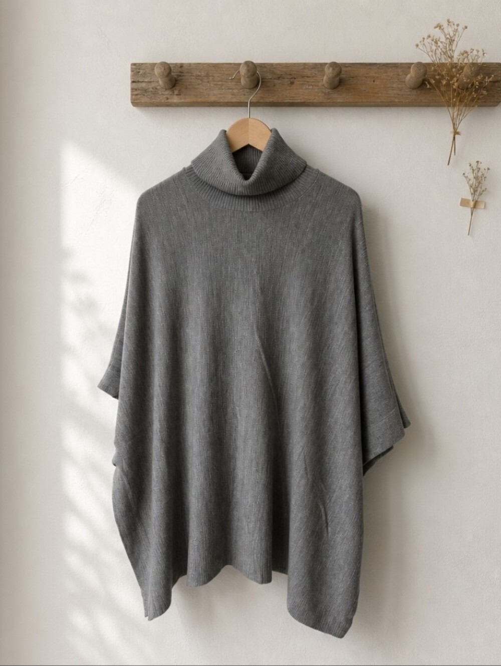 Ann Taylor Wool Turtle Neck Poncho size xs/s